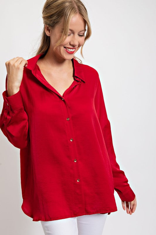 Camisa de satén