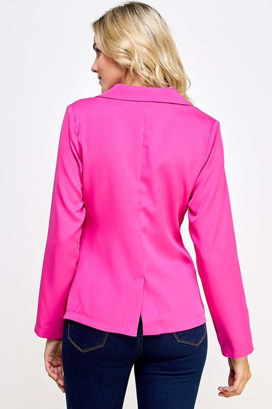 Blusa de manga larga con lazo delantero