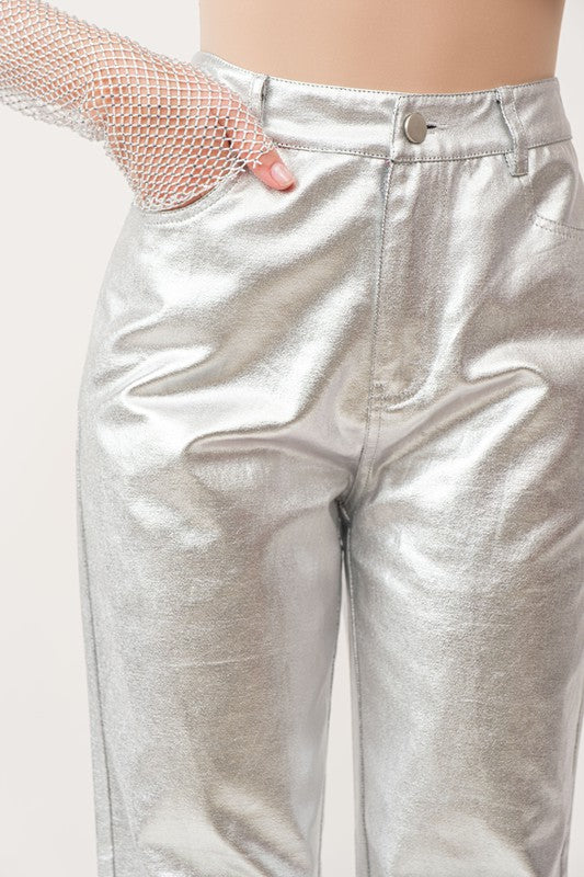 Pantalón metalico
