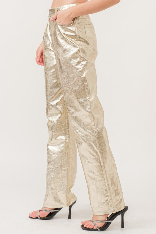 Pantalón metalico
