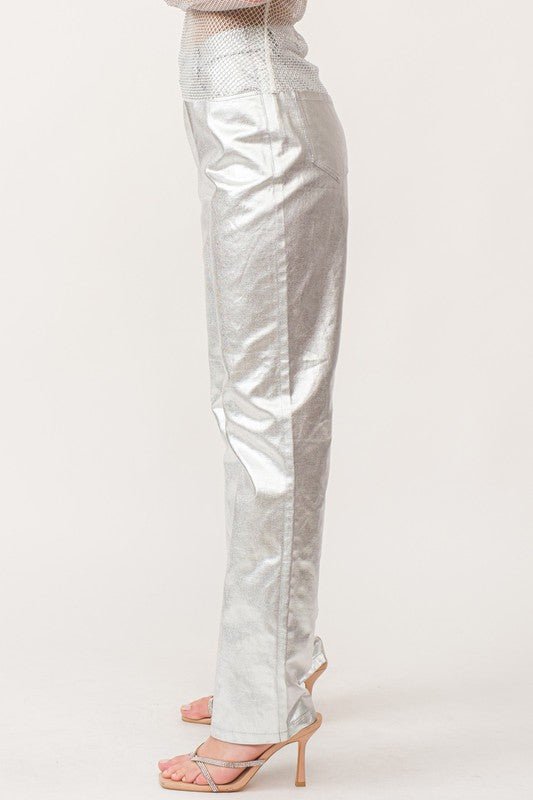 Pantalón metalico