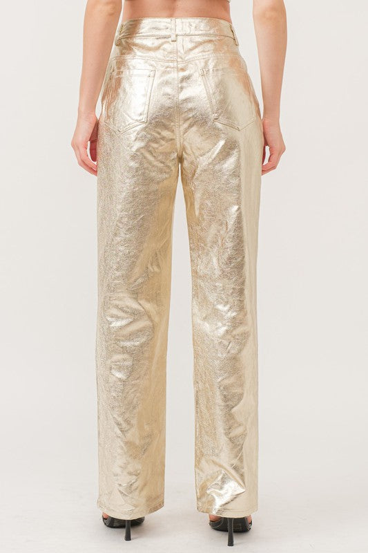 Pantalón metalico