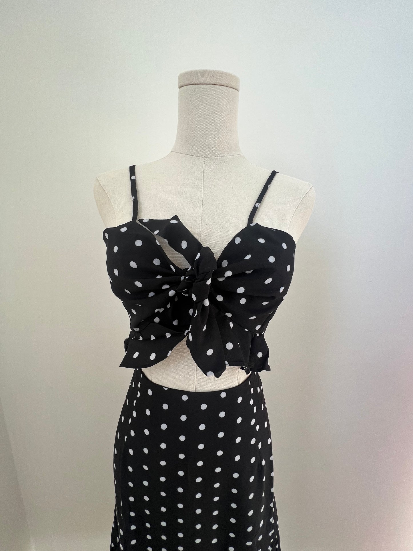 Set de top y falda polka dot