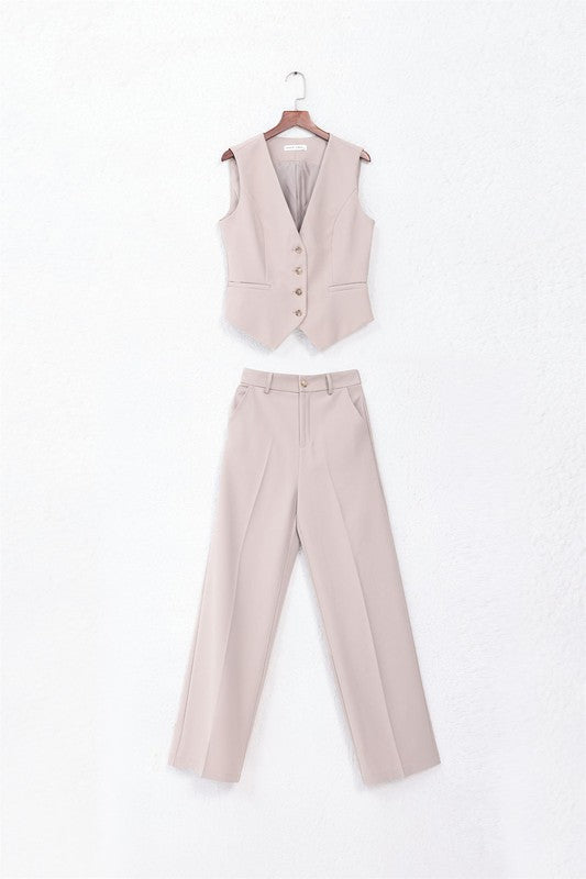 Set de chaleco y pantalón