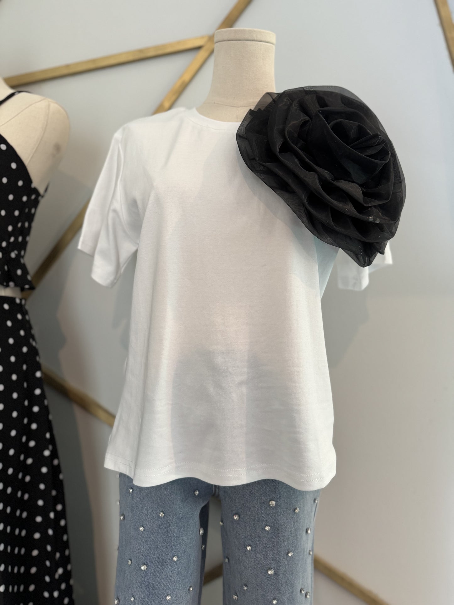 Playera con flor
