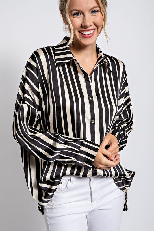 Camisa de satén