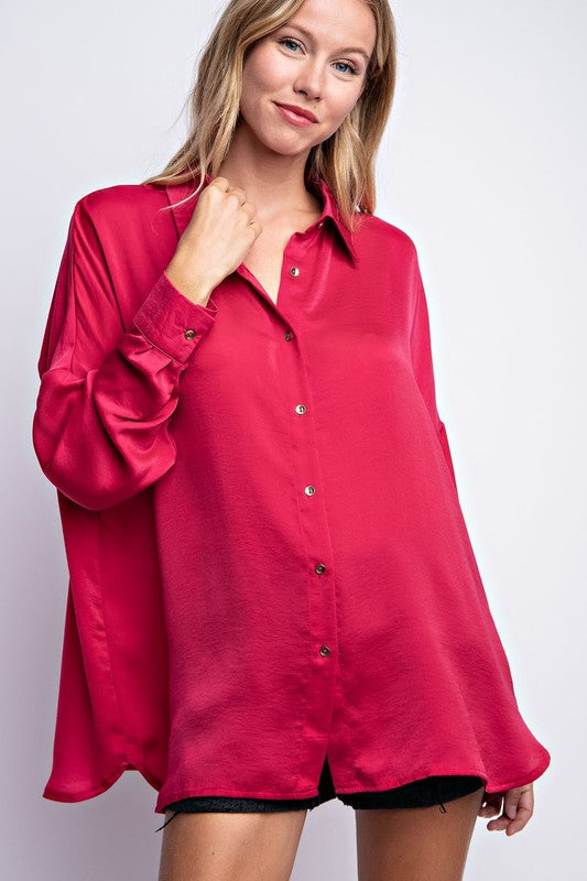 Camisa de satén