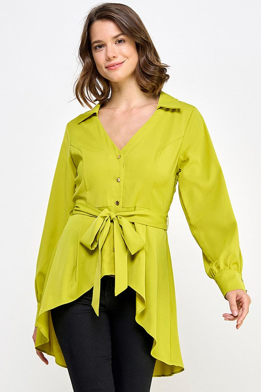 Camisa corte largo-corto