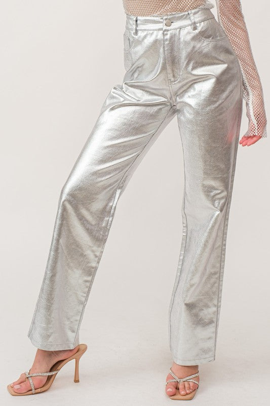 Pantalón metalico