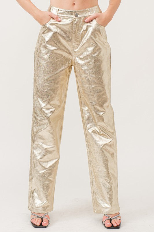 Pantalón metalico