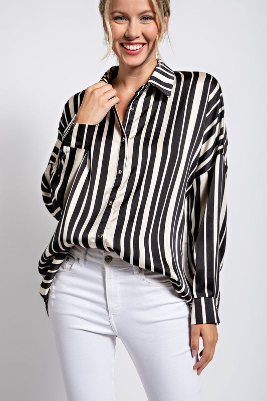Camisa de satén